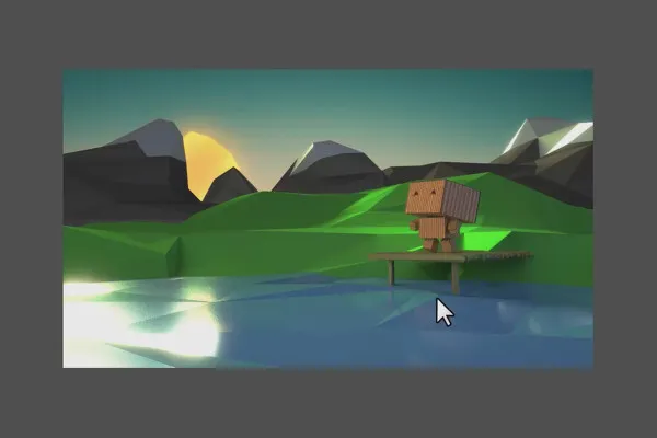 Blender 초보자를 위한 실습 트레이닝 - 3.5 랜드스케이프: Compositing und Render