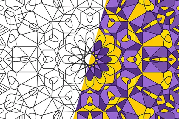 Faszinierende Formen: vektorbasierte Mandala-Vorlagen – Version 14