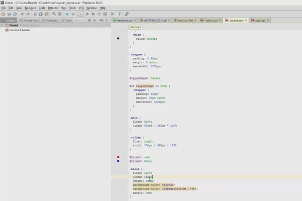 CSS moderno con Sass - 14 operatori matematici