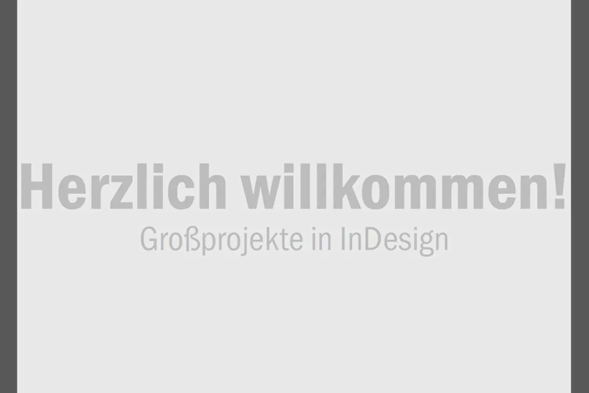 Großprojekte in Adobe InDesign - 1 - Was vor dem Projektstart zu beachten ist