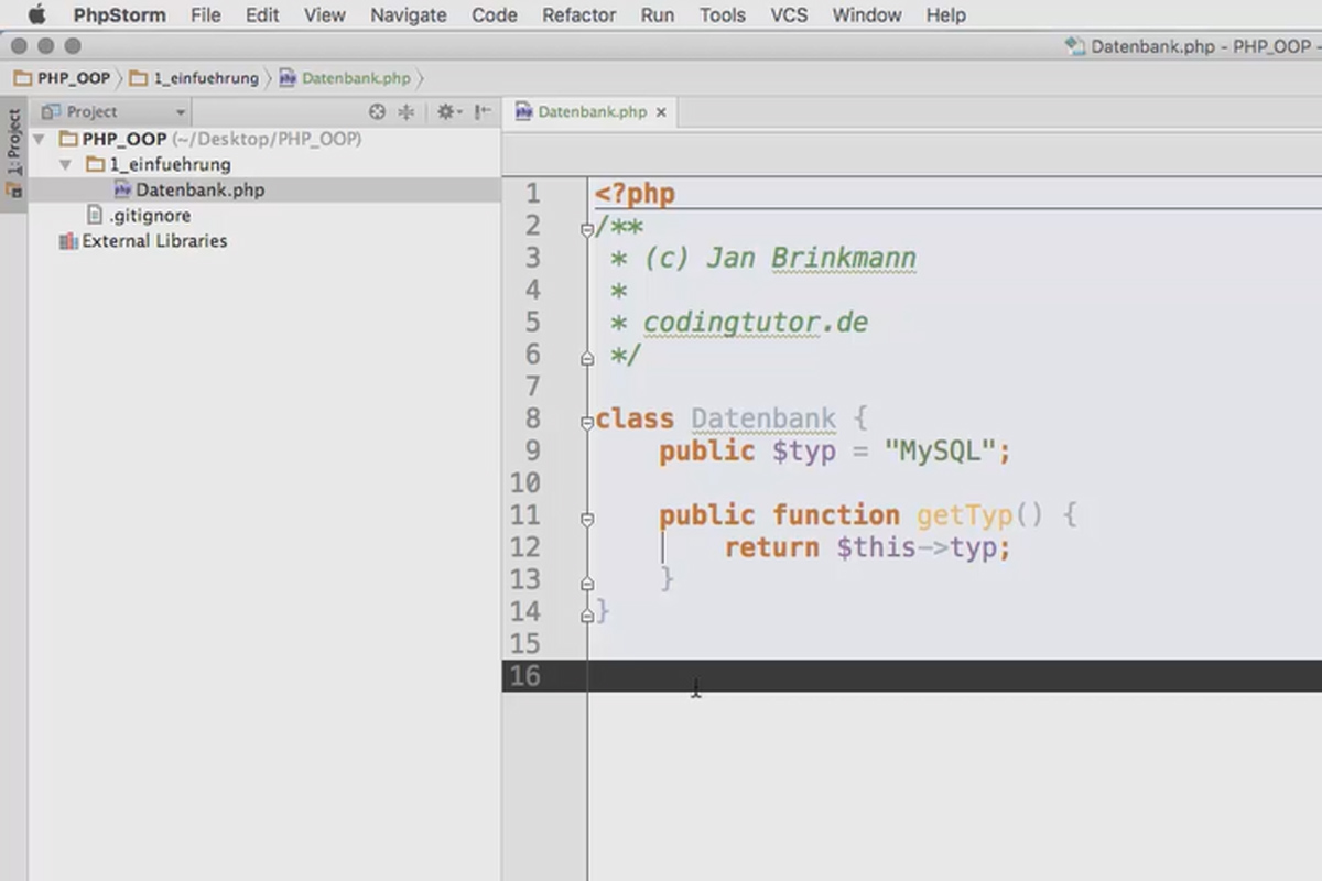 Programación web orientada a objetos con PHP - 3.01 Clases en PHP
