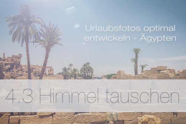 Tatil fotoğraflarını en iyi şekilde geliştirin - 4.3 Gökyüzünü değiştirin
