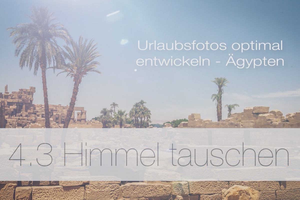 Optimal utvikling av feriebilder - 4.3 Bytte av himmel