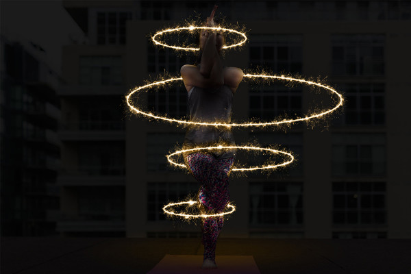 Actions Photoshop de qualité premium - Vol. 2: 14 | Bandes lumineuses scintillantes