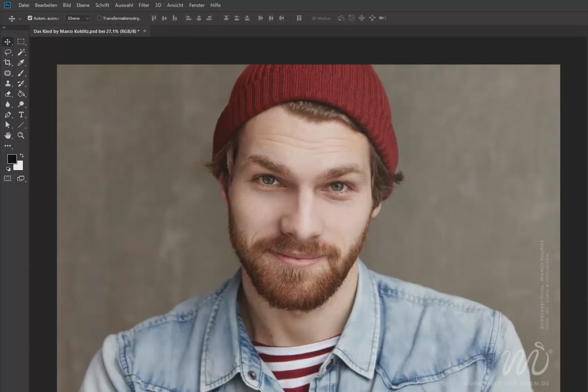 Photoshop-arbeidsflyt: Portrett i barnslig stil - 1 Introduksjon og proporsjoner