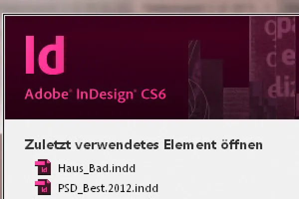 Darbo su "InDesign" pradžia