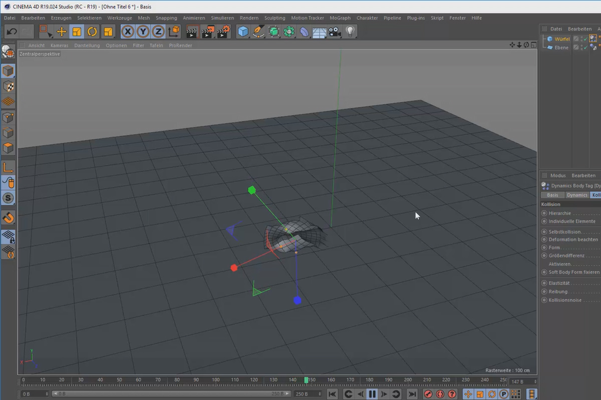 Create 3D animation in Cinema 4D: 3.7 Dynamics