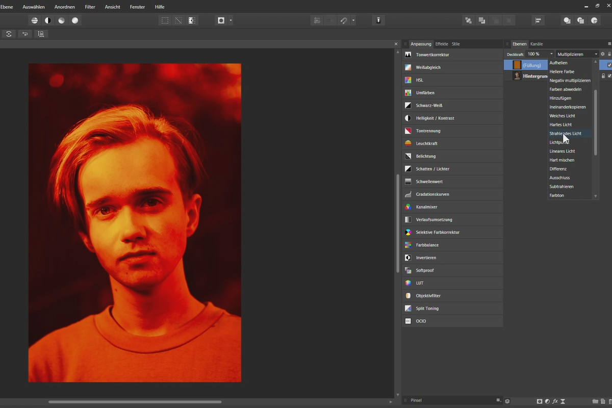 Affinity Photo-veiledning - Grunnleggende: 2.5 | Lagblandingsmodi