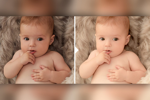 Photo preset for baby photos (Lightroom, Camera Raw): 14 | Creamy Look