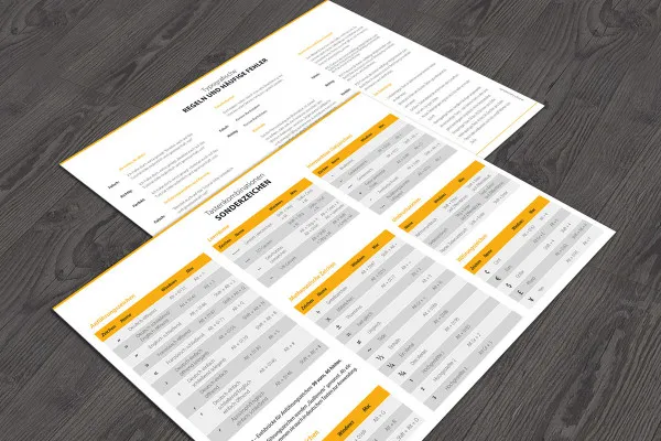 Reference card for special characters - Typographic rules and common mistakes