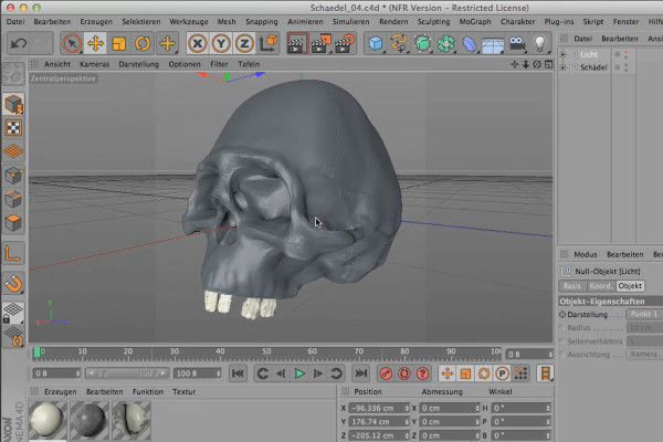Skulptering i CINEMA 4D - Kreativträning: Del 01 - Projektpresentation