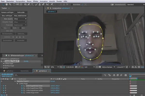 Neues in der Creative Cloud: After Effects CC 2015 (Juni 2015) – Facetracking