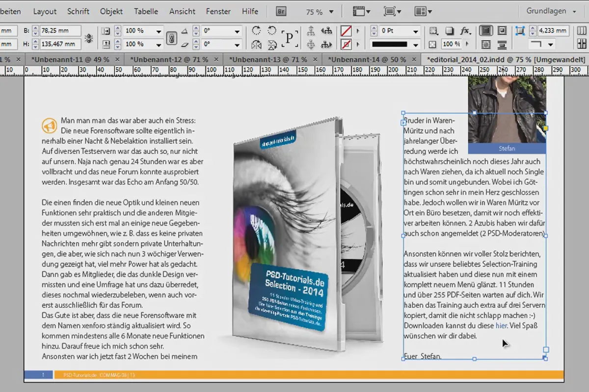 Tipps & Tricks zu Adobe InDesign: Textrahmen-Höhe an letzte Textzeile anpassen