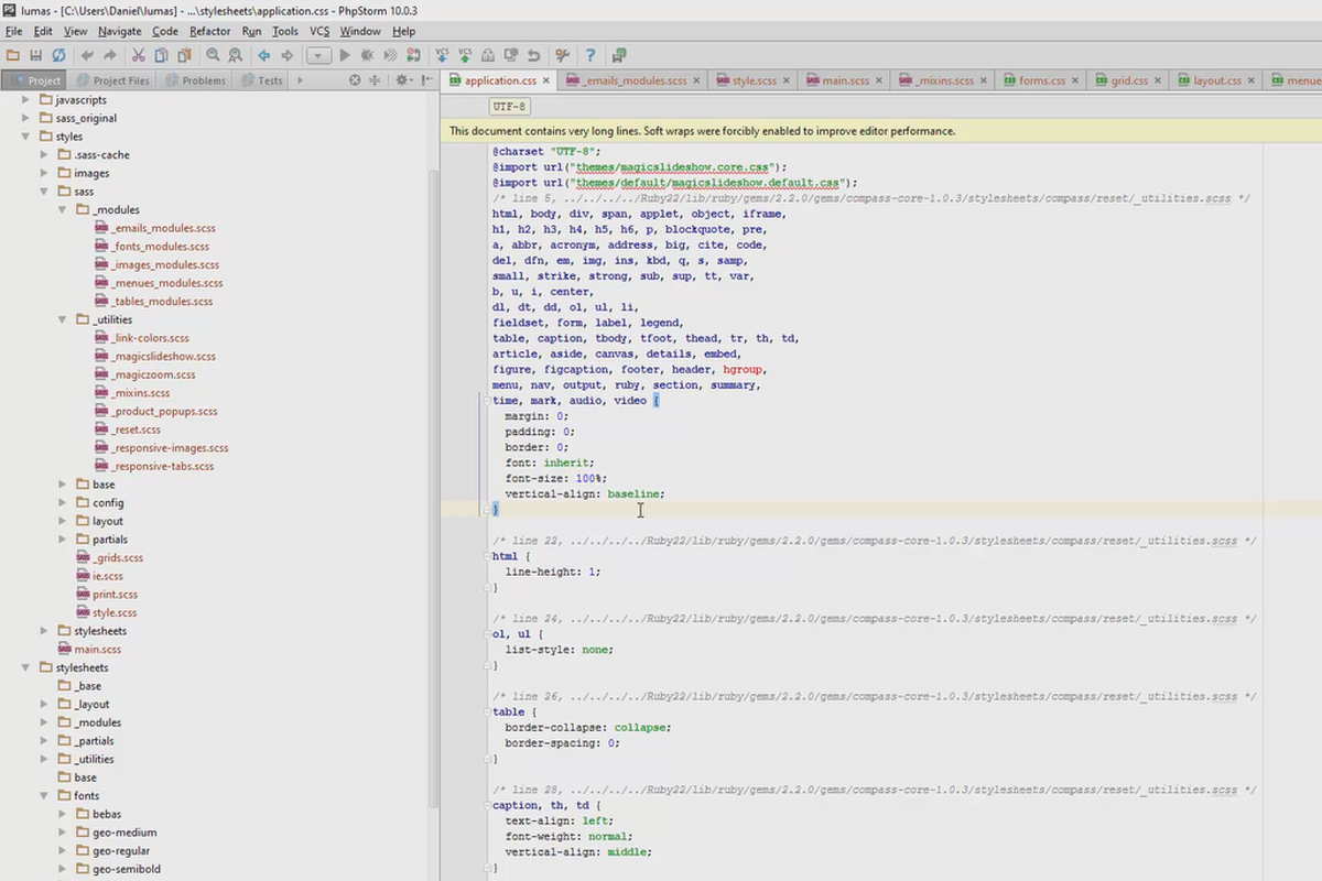 Modern CSS with Sass - 01 An introduction