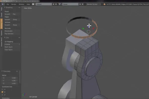 Das Praxis-Training für Blender-Einsteiger – 4.1 Roboterarm: Teil 1