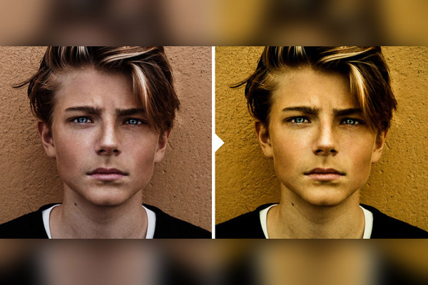 Photo preset for portraits (Lightroom, Camera Raw): 14 | Yellow Light