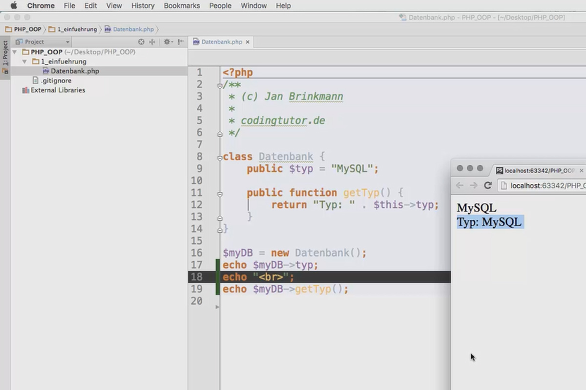 Programación web orientada a objetos con PHP - 3.02 De la clase al objeto: con el nuevo