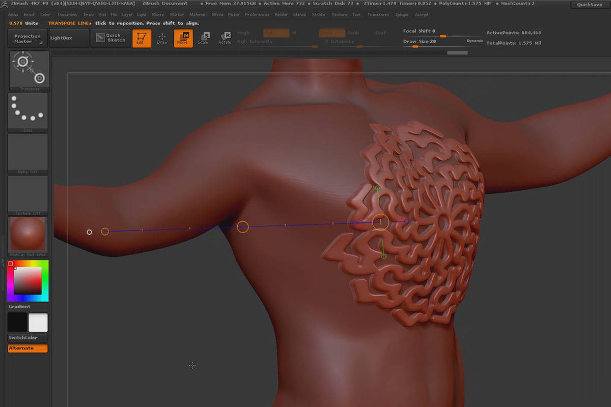 ZBrush para principiantes: 5.3 MatchMaker - Pincel