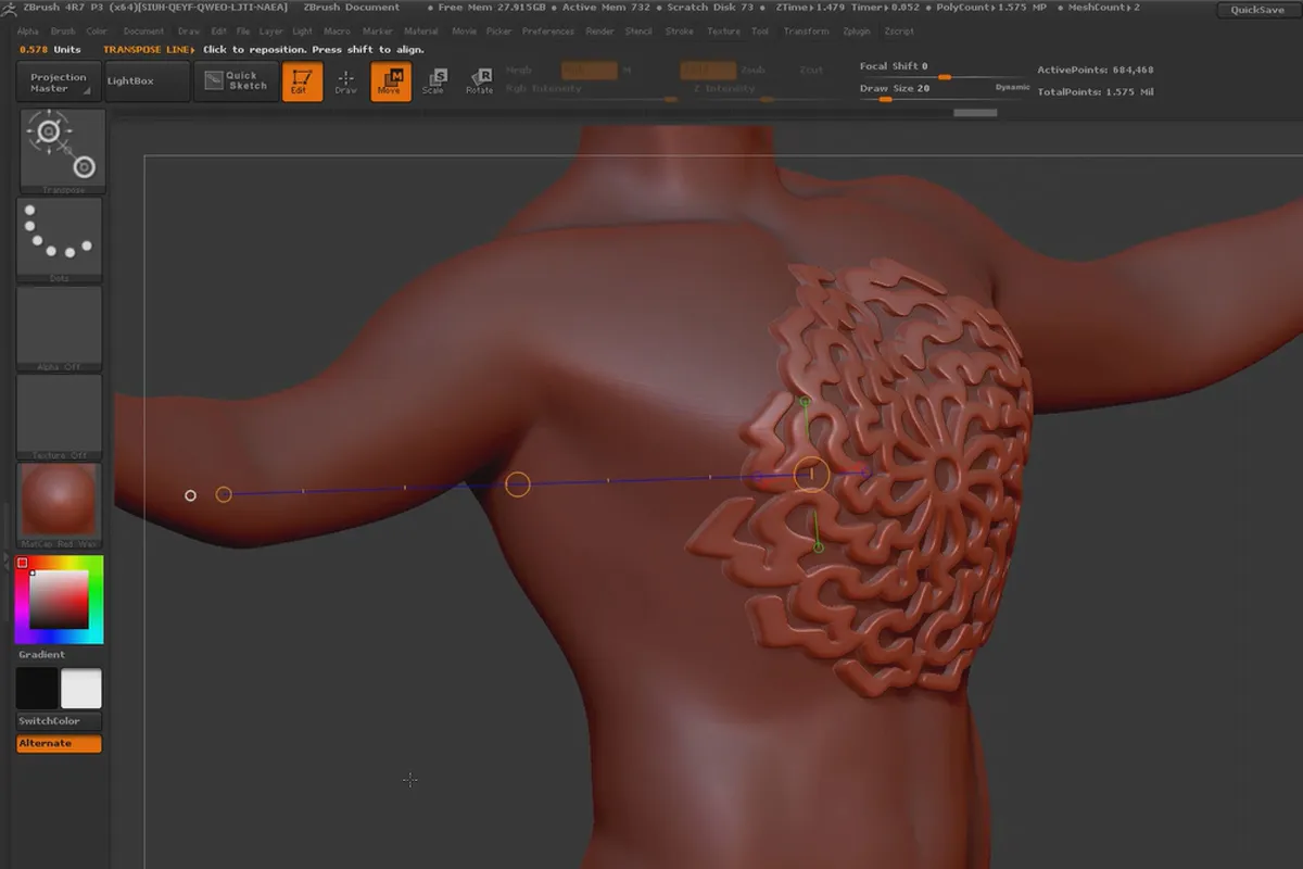 ZBrush 초보자를 위한: 5.3 MatchMaker - 브러쉬