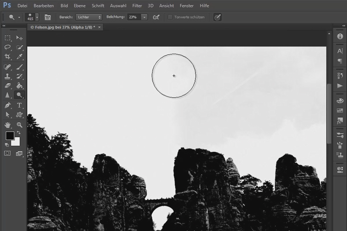 Photoshop-kompositointi - Shakkipeli - Osa 04: Kallioiden erottelu ja valmistelu