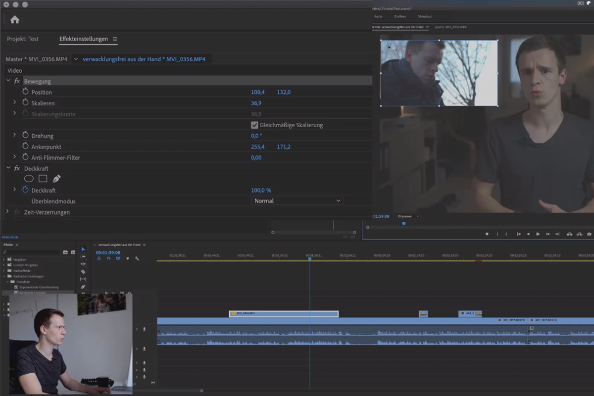 Premiere Pro CC Eğitimi: 3.7 | Efekt Ayarları ve Anahtar Çerçeveler