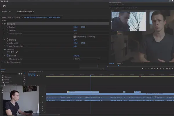 Premiere Pro CC-Tutorial: 3.7 | Effectinstellingen en keyframes