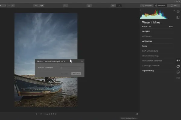 Skylum Luminar 4-tutorial: 2,6 | Opret egne skabeloner
