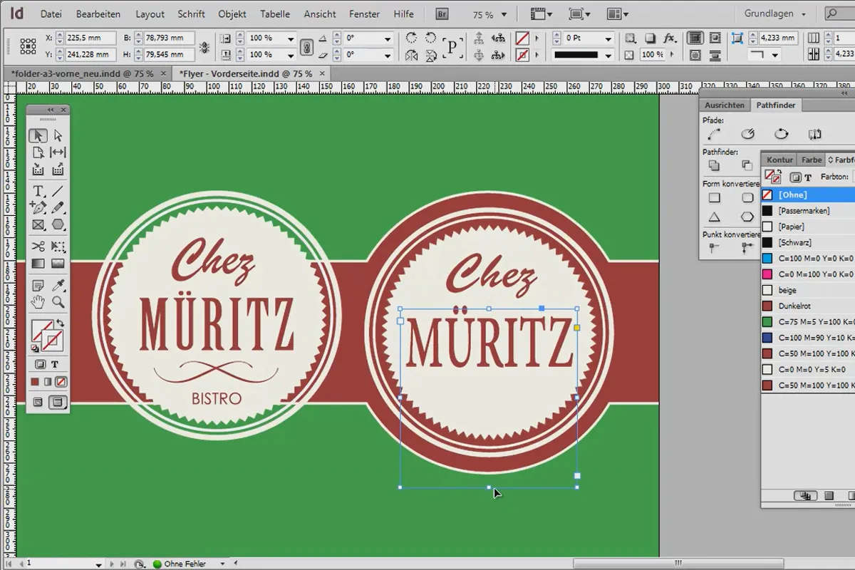 Membuat menu makanan profesional menggunakan Adobe InDesign - Bagian 2