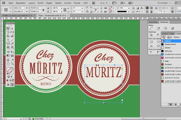 Designing a professional menu in Adobe InDesign - Part 2