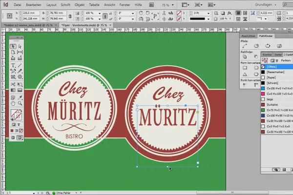 Membuat menu makanan profesional menggunakan Adobe InDesign - Bagian 2