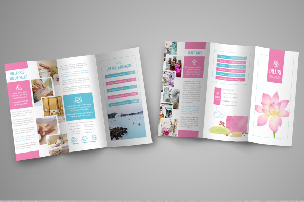 Design-Vorlagen für Flyer und Folder – Version 16