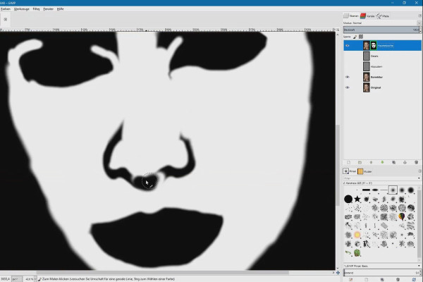 Retouche d'images avec GIMP : le tutoriel pratique - 16 Retouche de la peau I - Poudrer la peau