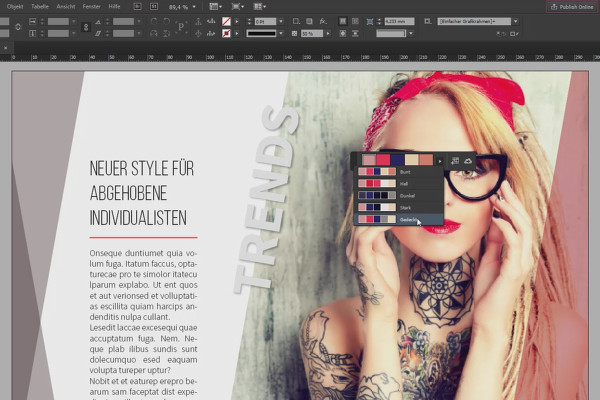 What's new in the Creative Cloud: InDesign CC 2014.1 (October 2014) - Automatically detect colors