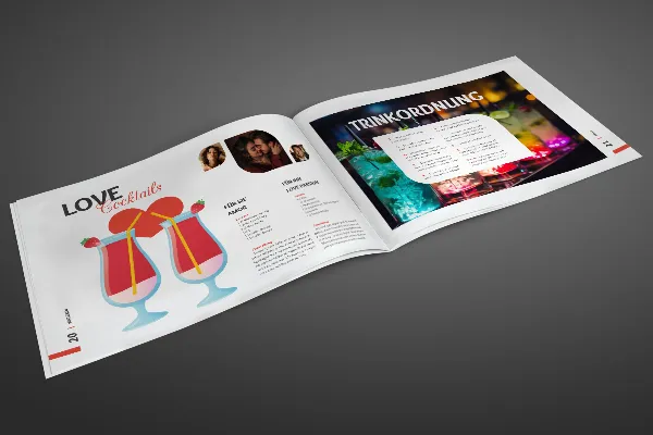 Template surat kabar pernikahan yang sempurna dalam format landscape