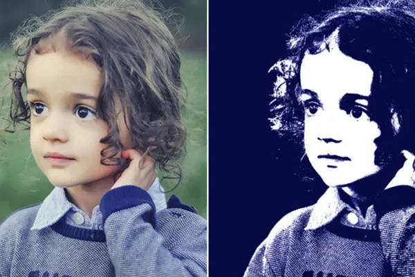 Acțiune Photoshop: Efect Warhol