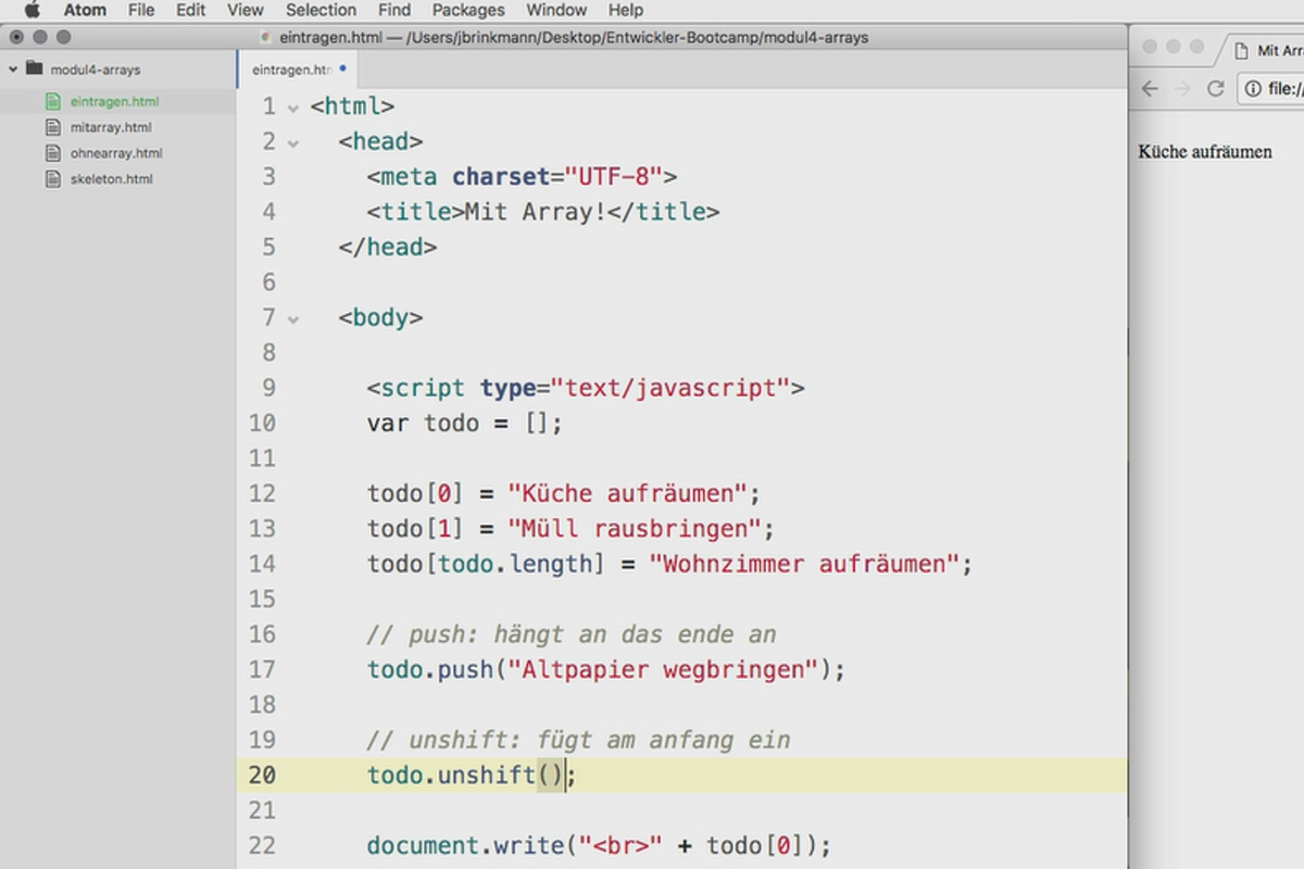 Programmering för nybörjare: 4.3 Lägga till och ta bort element