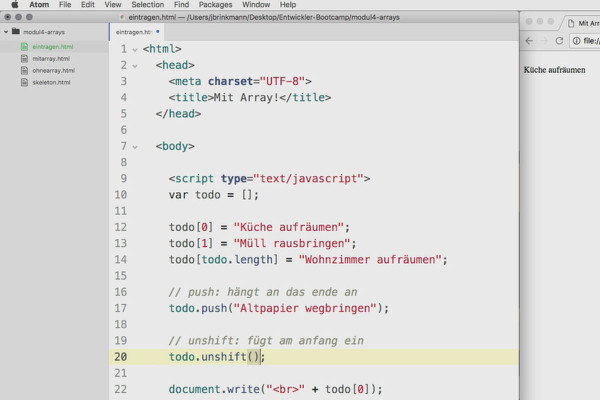 Software programming for beginners: 4.3 Adding and removing elements
