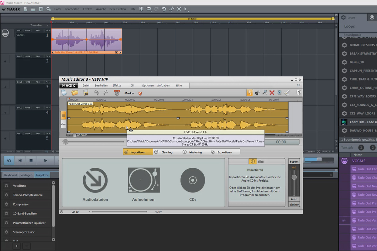 Eigene Musik erstellen mit Magix Music Maker VideoTutorial