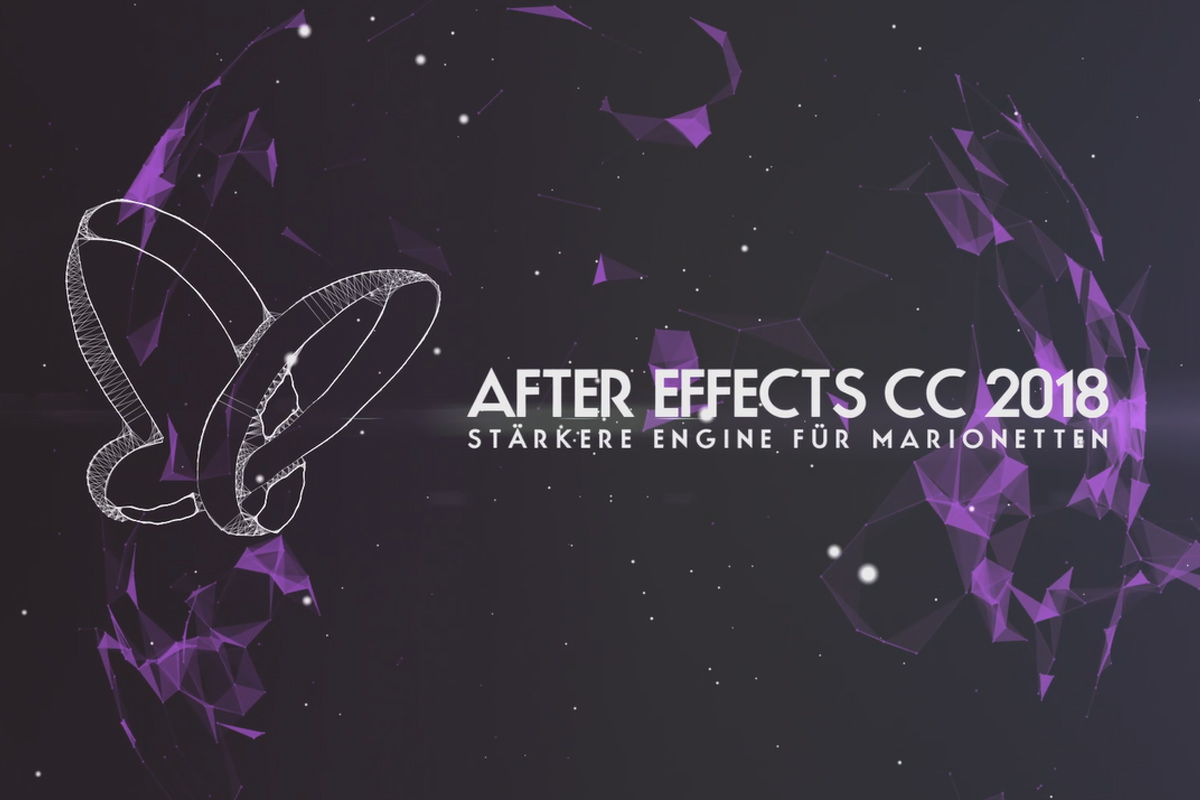 Nytt i Creative Cloud: After Effects CC 2018 (april 2018) - kraftfullare motor för marionetter.