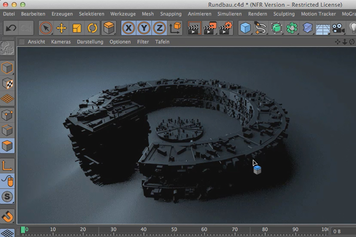Cinema 4D kohtaa Photoshopin: I - 2.08. Kohteen mallintaminen: Lisää greebles