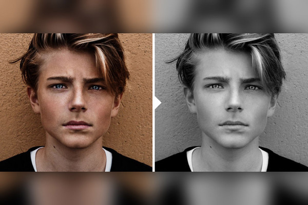 Photo preset for portraits (Lightroom, Camera Raw): 16 | BW Bright