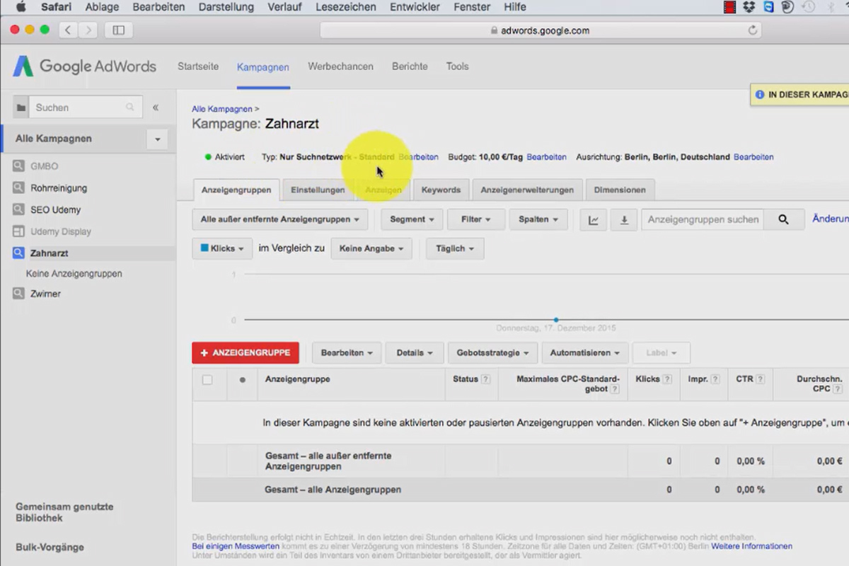 Google AdWords - lower costs, more customers - 4.3 Setting up your first campaign