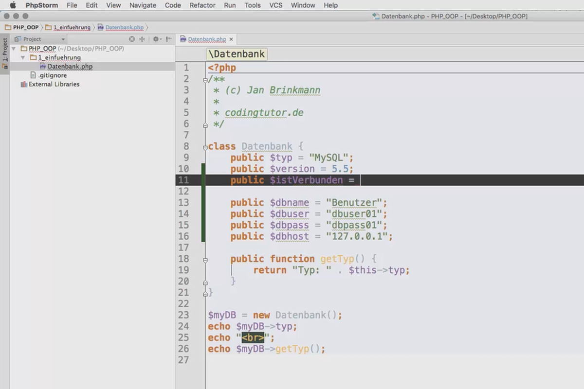 Programación web orientada a objetos con PHP - 3.03 Características