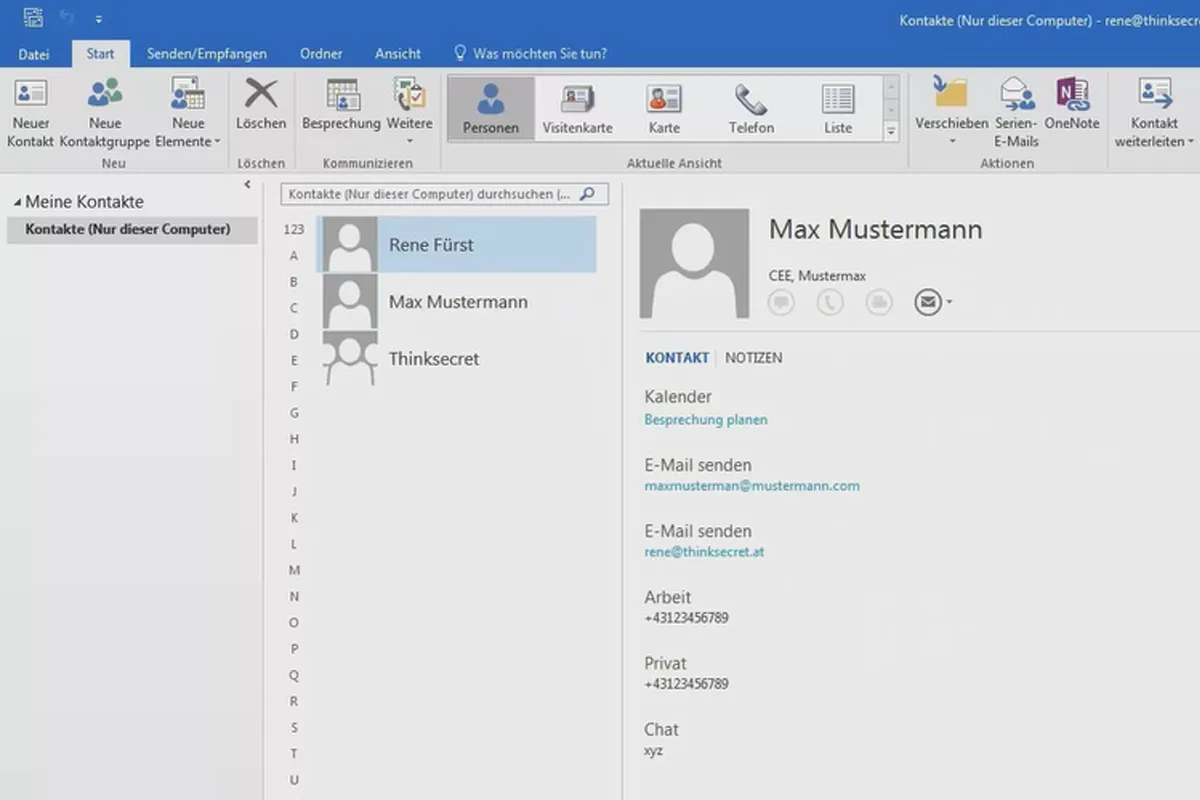 Mai bine în Outlook: Devino un erou al biroului - folosește 17 contacte și editează contactele.