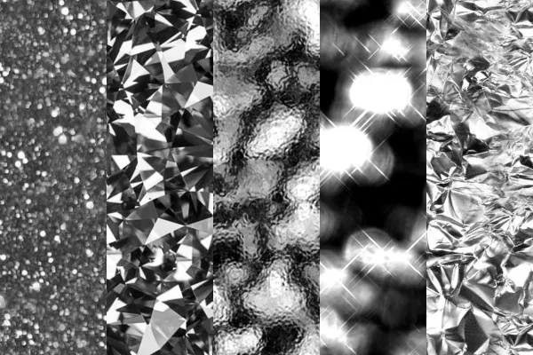 Muster als Texturen für Konfetti-Pinsel