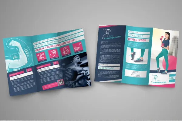 Design templates for flyers and folders - Version 17