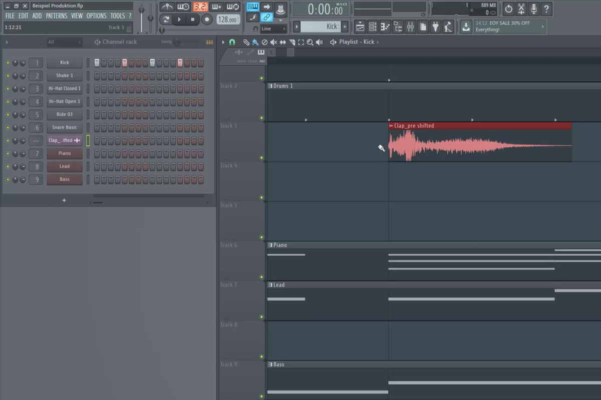 FL Studio ile dijital müzik prodüksiyonu - 5.4 Örnek prodüksiyon: Daha fazla parça ve enstrüman eklemek Bölüm 2