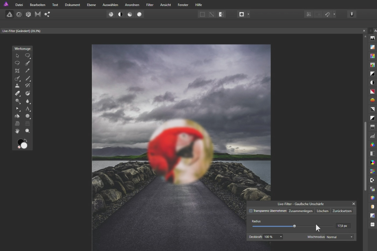 Affinity Photo-opplæring - Grunnleggende: 2.7 | Live filterlag