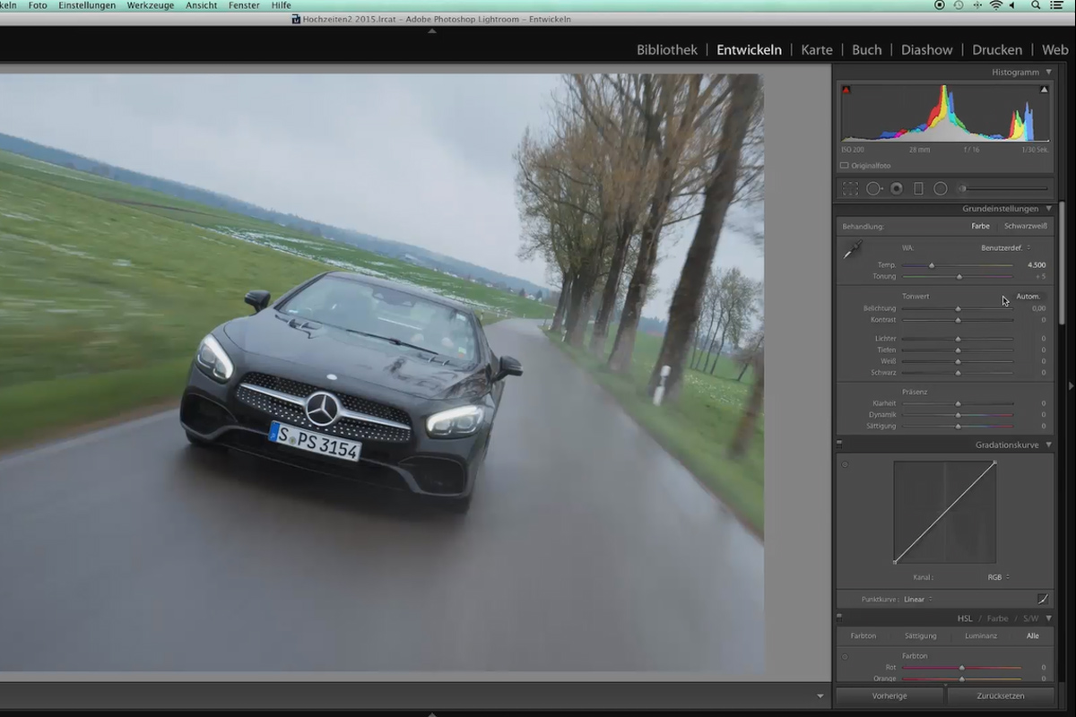 Approccio alla fotografia automobilistica - Sviluppo RAW 3.4: Scatti dinamici
