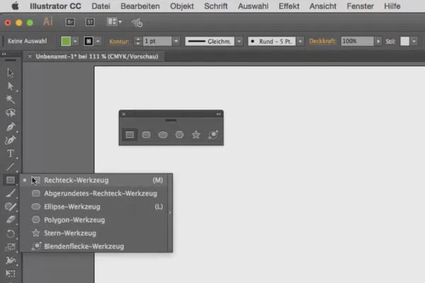 Illustrator für Einsteiger & Aufsteiger – 4.4 Form-Werkzeuge